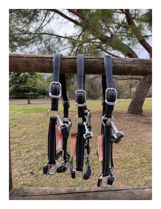 Licol en cuir doublé Large SB