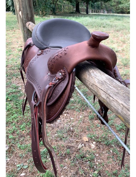 Selle western poney