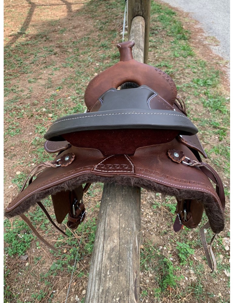 Selle western poney