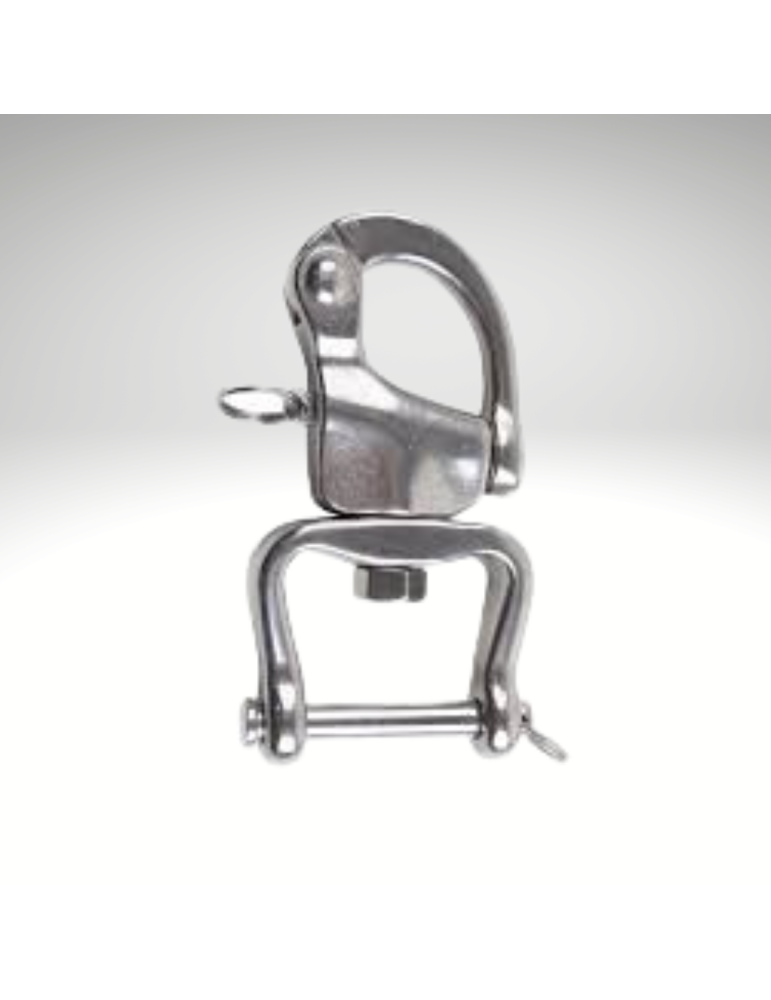 Mousqueton de sécurité passe large