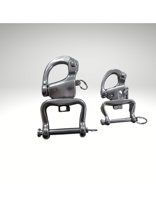 Mousqueton de sécurité passe large