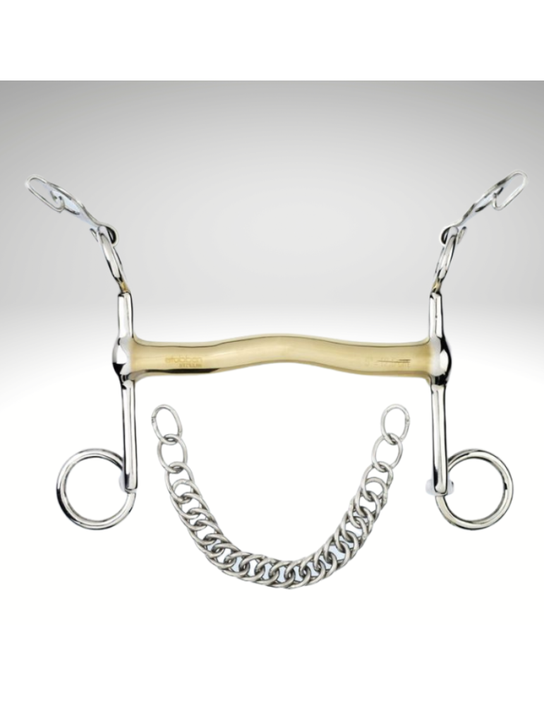 Mors de bride branches courtes STUBBEN