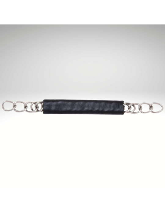 Gourmette en cuir METALAB