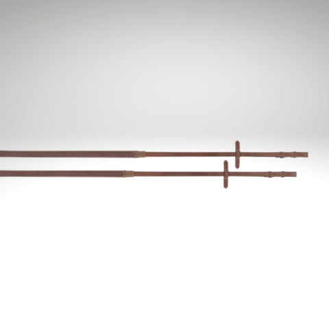 Rênes caoutch. gros picots TdeT 2