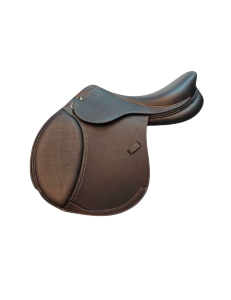 Selle derby TATTINI, avec assise moyennement profonde, en double veau souple