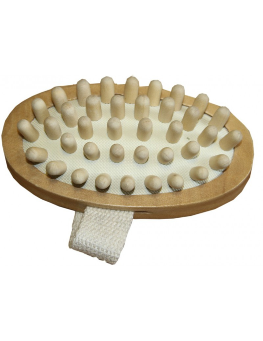 Brosse de massage en hêtre BORSTIQ