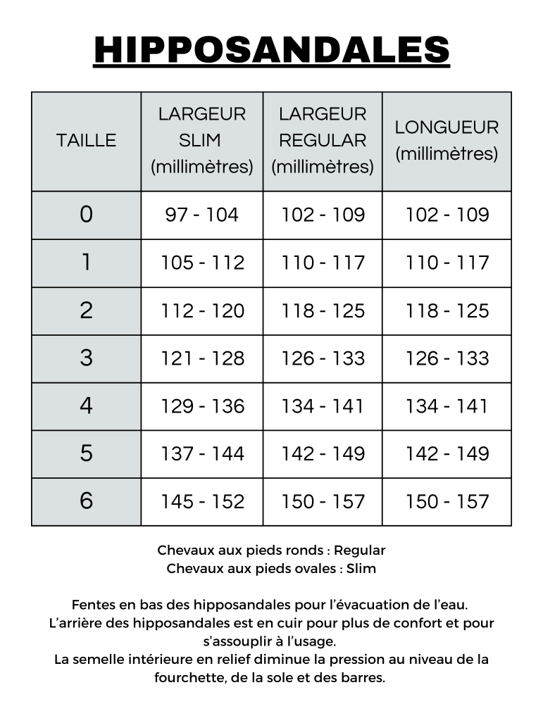 Hipposandales simple - CAVALLO