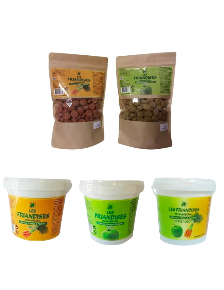 Friandises pomme-carotte DU MARECHAL