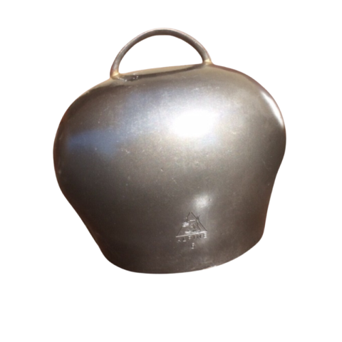 Cloche Alpine, ovins, caprins en acier. Sonorité claire, portée longue