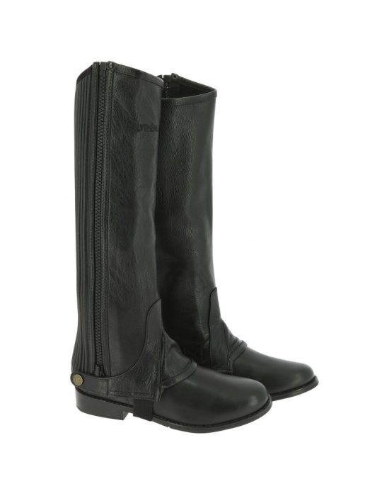Mini-chaps cuir EQUITHEME