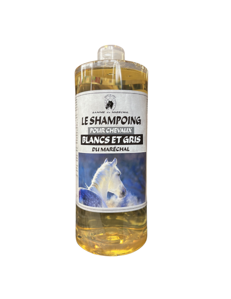 Shampoing pour chevaux Blancs et Gris