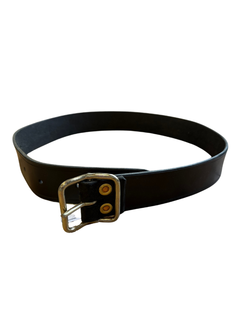 Collier pour vache, en cuir, boucle en fer