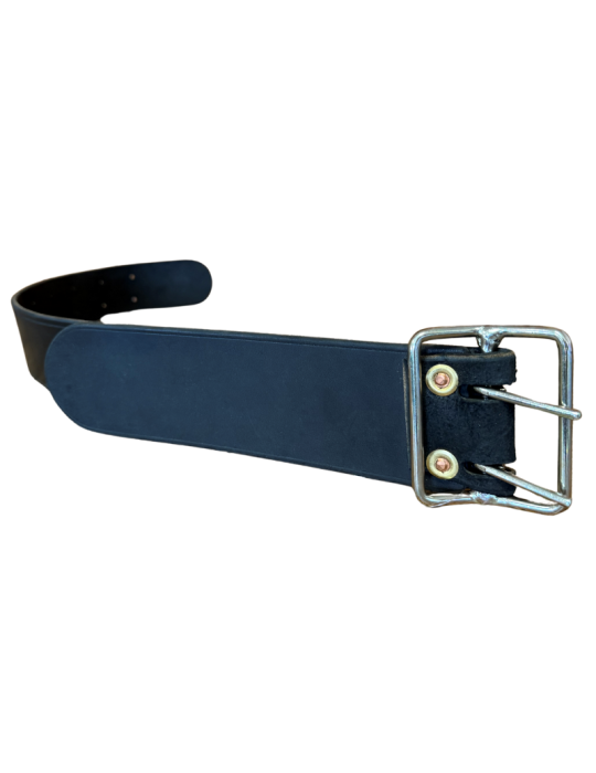 Collier pour vache, en cuir, boucle en fer