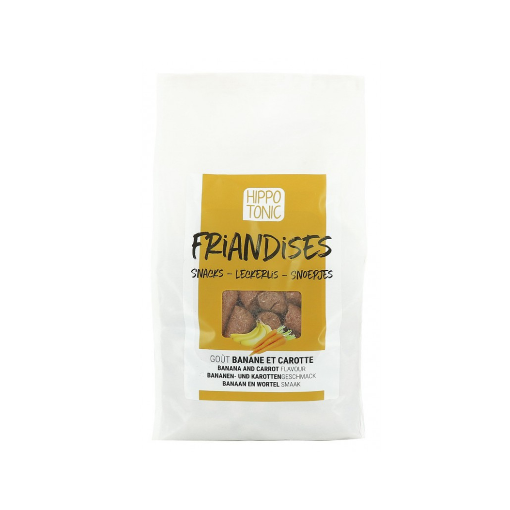 Bonbons chevaux Carotte / Banane Hippotonic