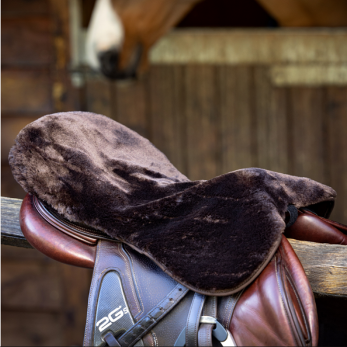 Couvre-siège en laine synthétique