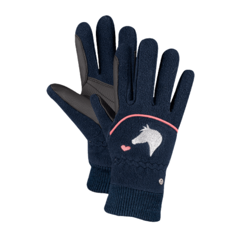 Gants d'équitation en polaire enfant