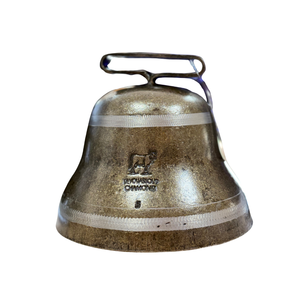 Cloche Devouassoud montée, boucle laiton