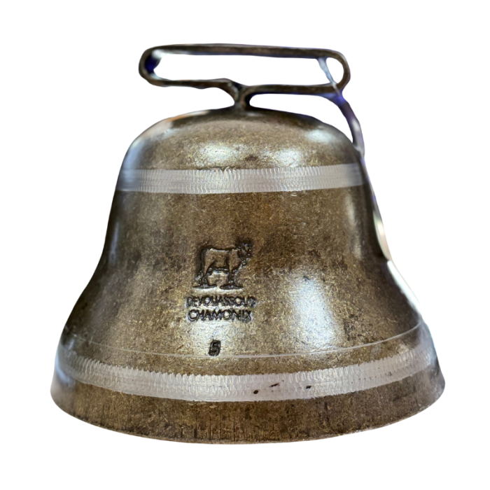 Cloche Devouassoud montée, boucle laiton