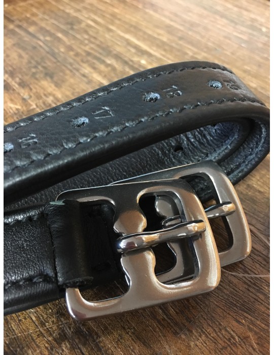 Etrivières nylon doublée cuir SB