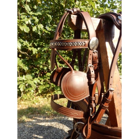 Harnais en simple en cuir huilé - SB 2