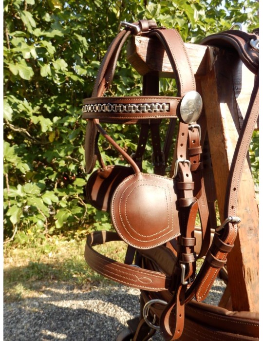 Harnais en simple cuir huilé - SB